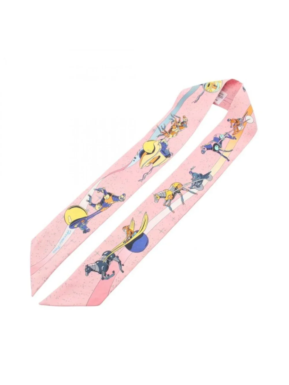 Hermes Scarf Twill Space Derby Silk